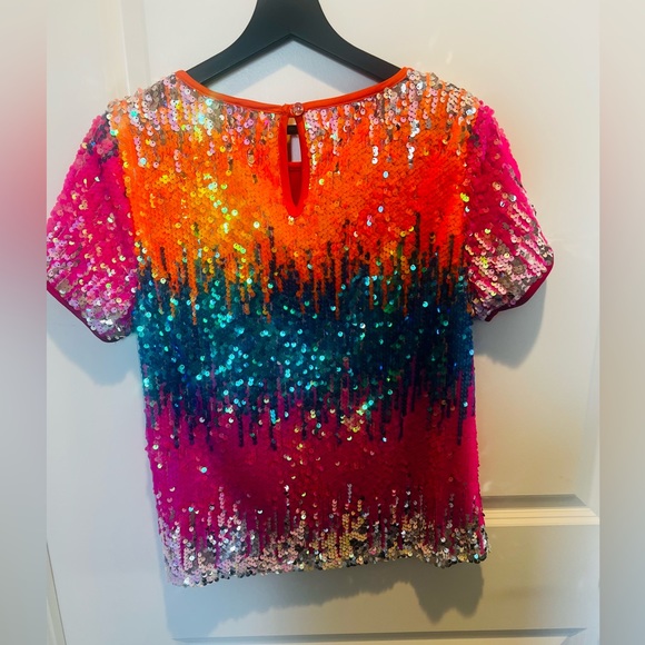 Anthropologie Eva Franco Sequin Top - Picture 2 of 3